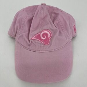 Reebok St Louis Rams NFL Breast Cancer Awareness Pink Adjustable Hat Cap